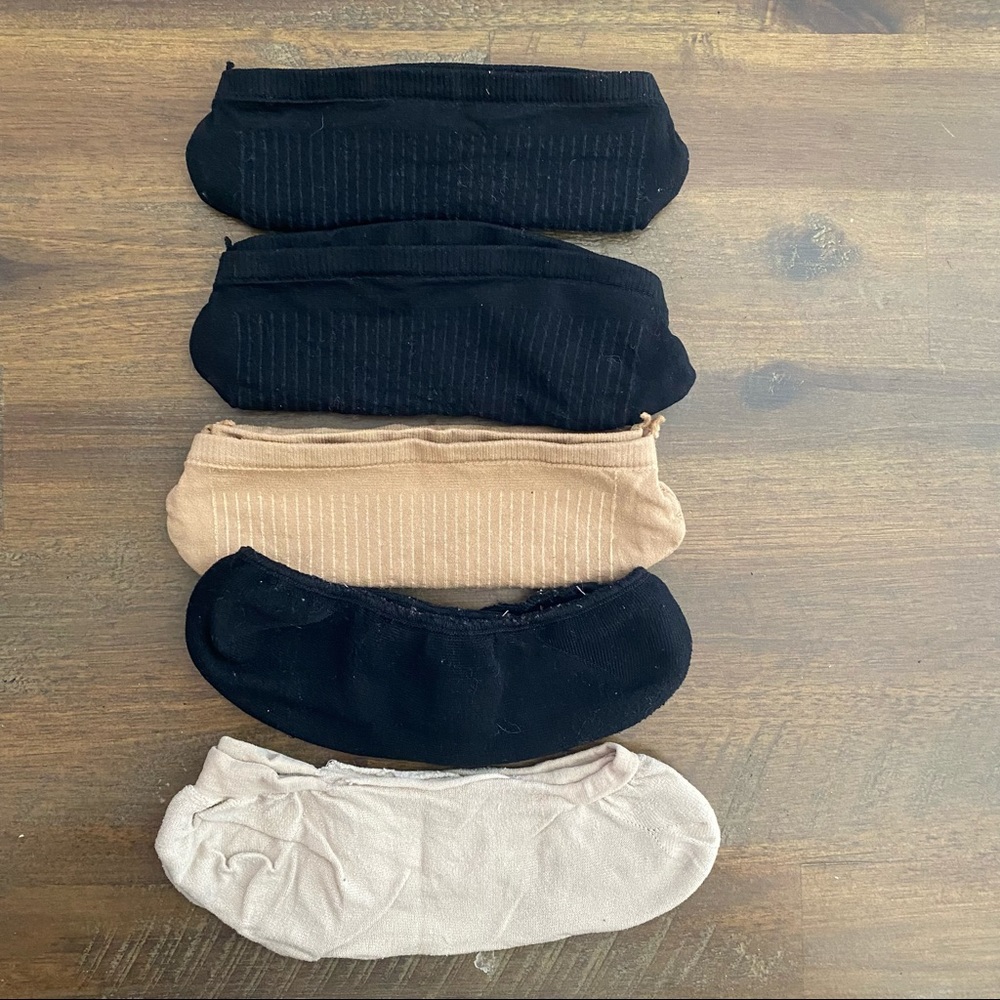 ✅ set of 5 pairs of foot shoe liners multiple colors